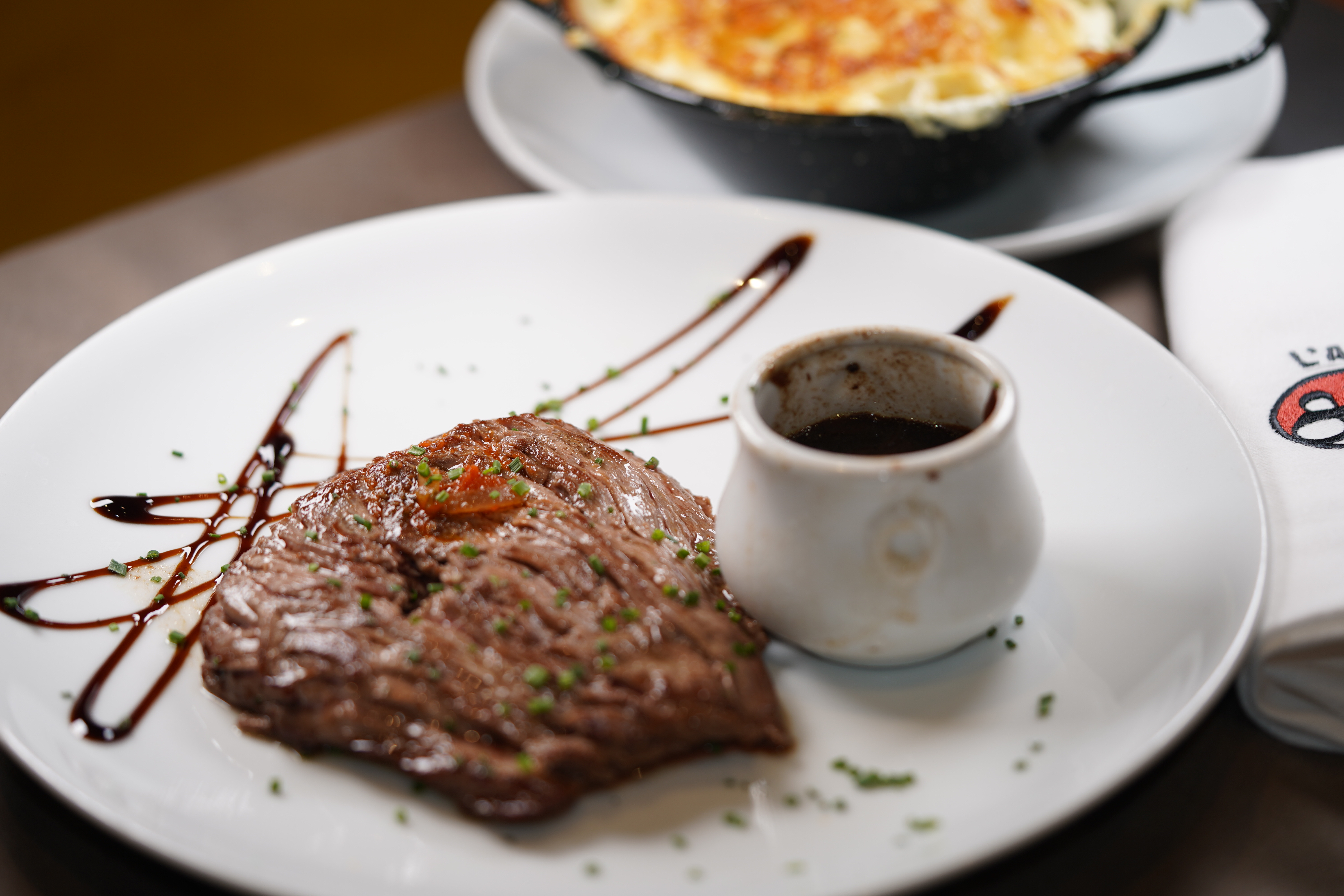 Assiette de saison signee L'affaire du 6