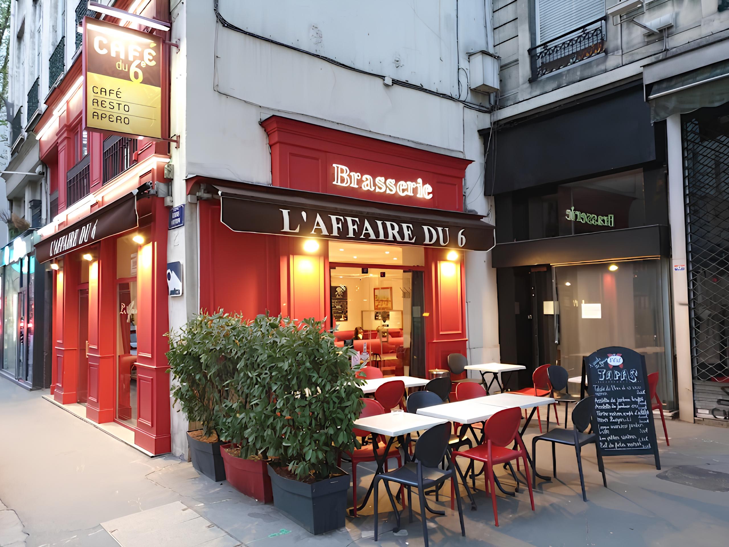Facade du restaurant L'affaire du 6